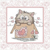 Kitty Hearts Quilt Block Bundle - Embroidery Designs