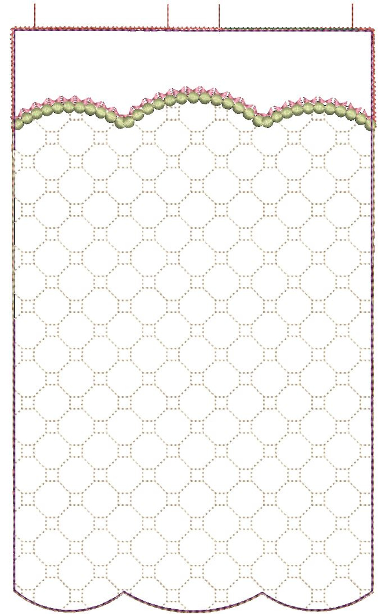 Garden Flag (Blank) Embroidery Designs & Patterns