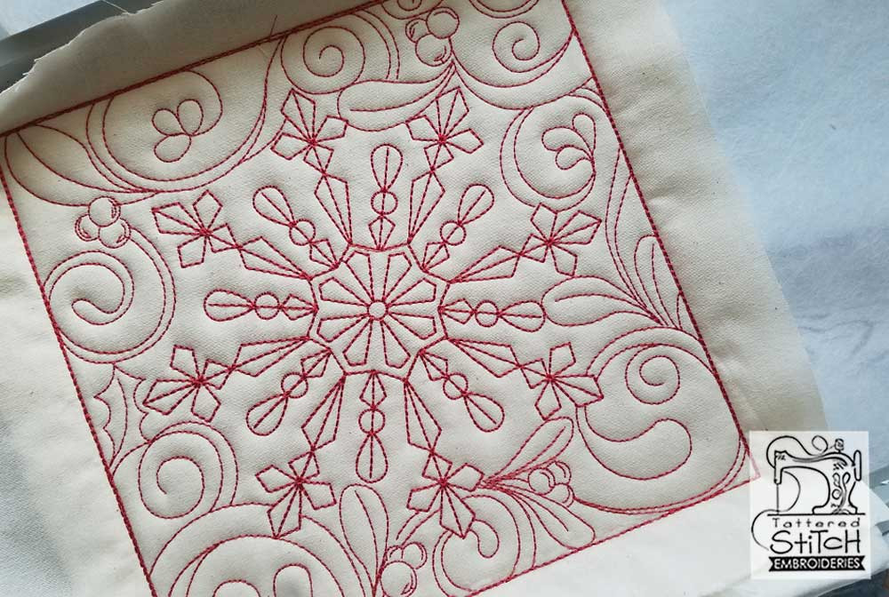 snowflake medallion quilt pattern