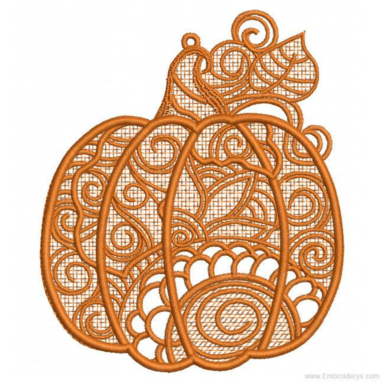 Pumpkin  free standing lace  embroidery designs Pumpkin  free standing lace  embroidery designs