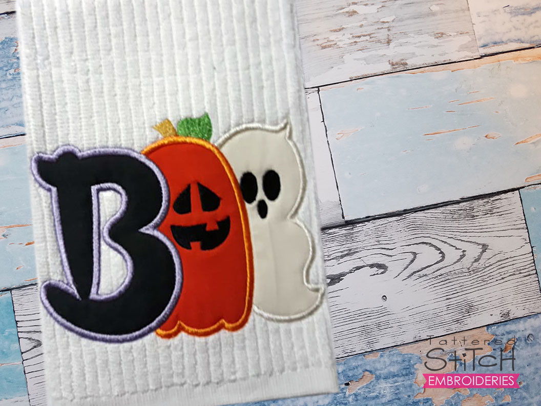 Boo Applique - Embroidery Designs & Patterns