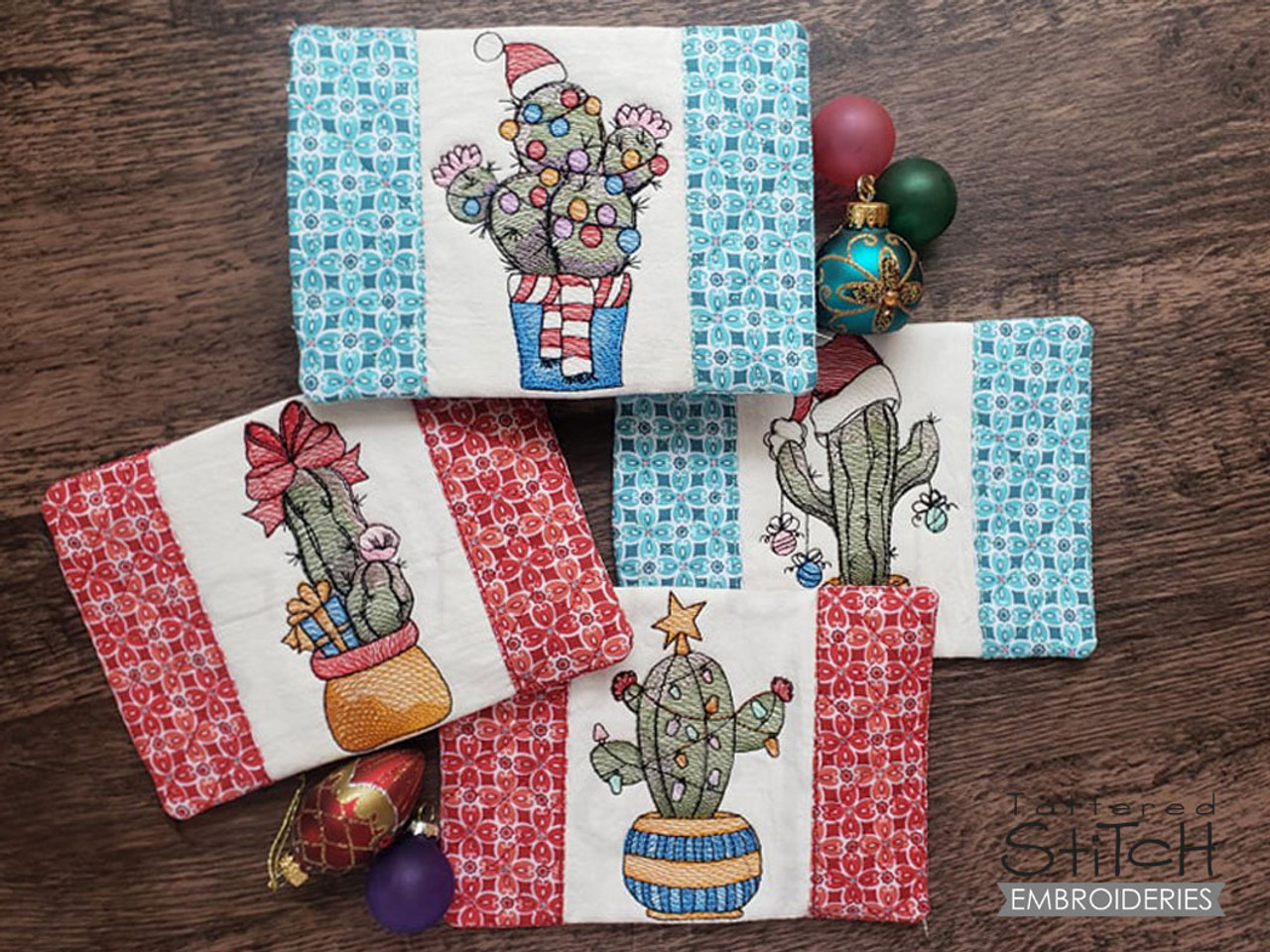 Christmas Cardstock Embroidery Design Bundle