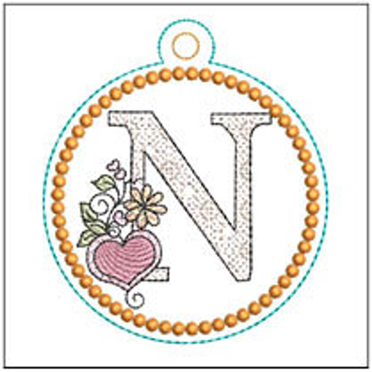 Embroider A Cute Pocket Heart Key Chain – Design File Included