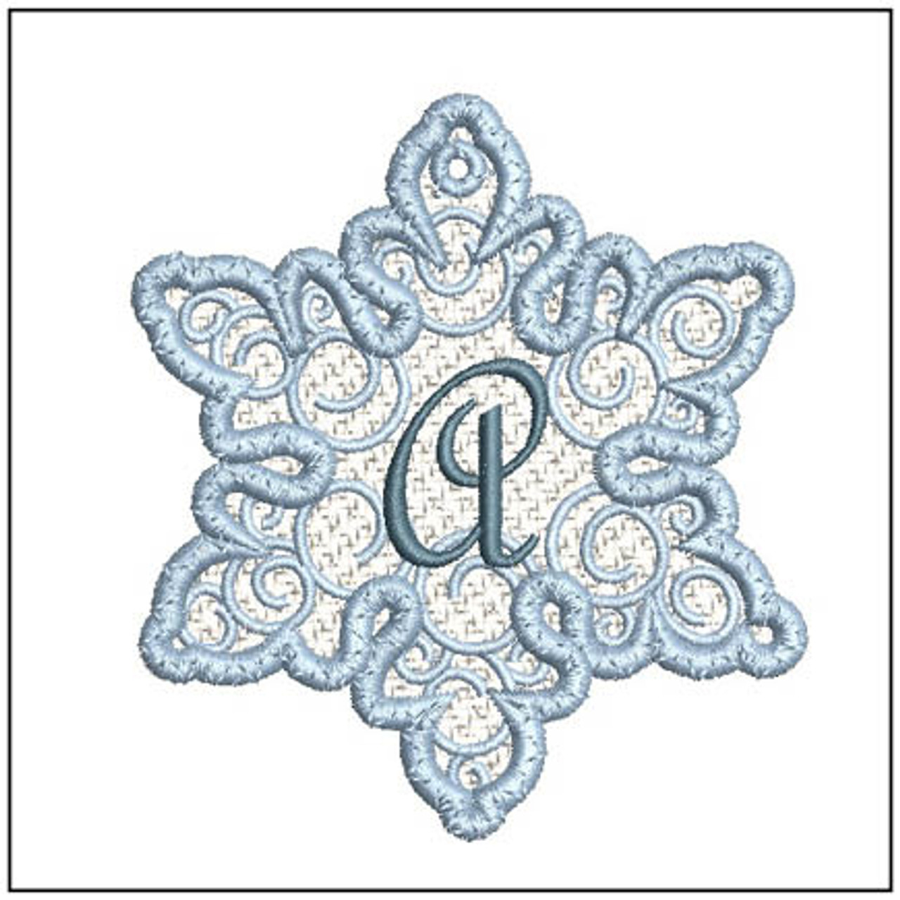 P and S 6 Two-letter Monogram Machine Embroidery Design in 5 Sizes for 4 X  4 and 5 X 7 Hoops 
