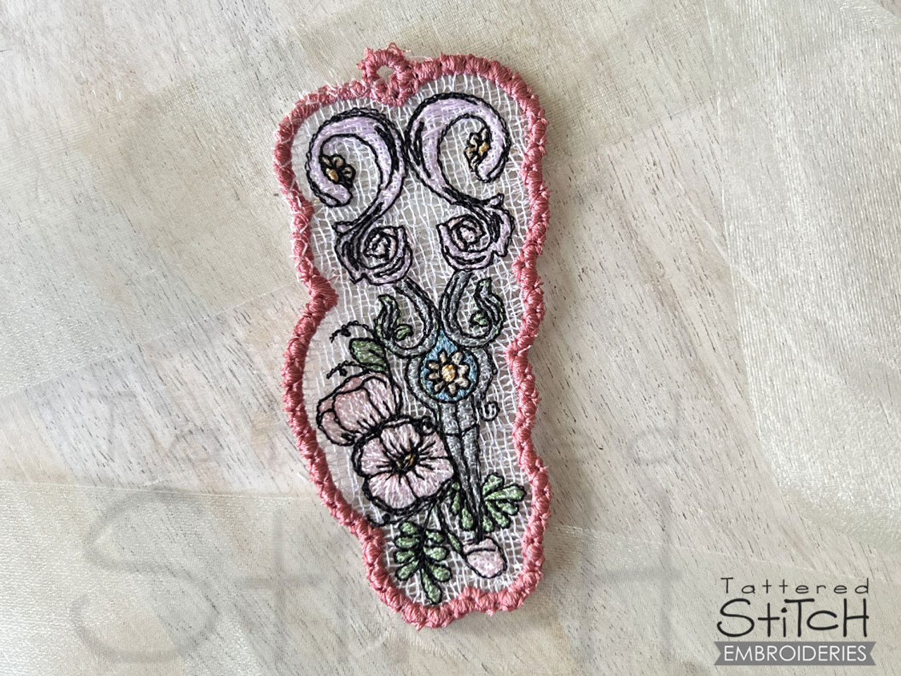 Cherry Coin Purse- Fits a 4x4 Hoop, Machine Embroidery Pattern, - Tattered  Stitch Embroideries