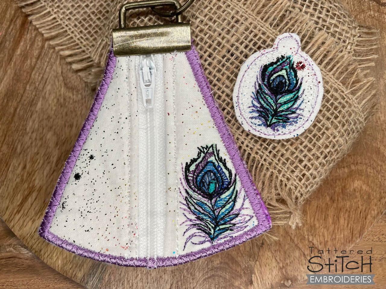 DIY Embroidered Burlap Purse | Yarnspirations