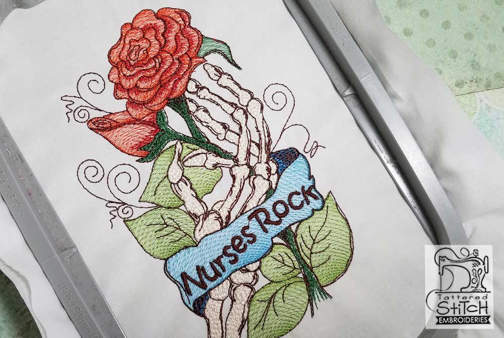 Nurses Rock Machine Embroidery Designs