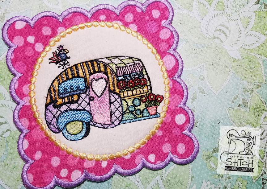 Vintage Camper 4 - Embroidery Designs & Patterns