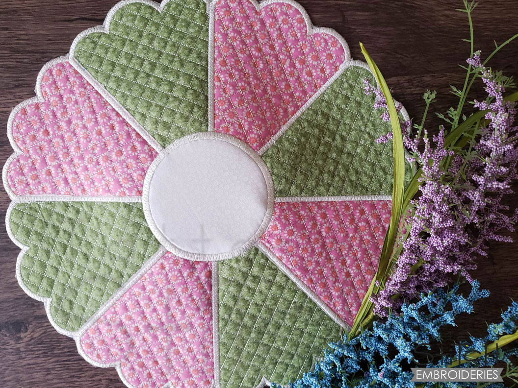 Blank Circular Placemat Embroidery Designs & Patterns