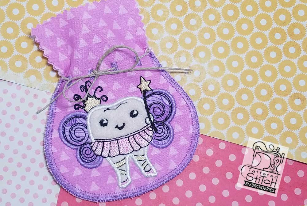 Tooth Fairy Pouch - Embroidery Designs & Patterns
