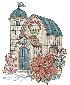 Holiday Barn - Embroidery Designs