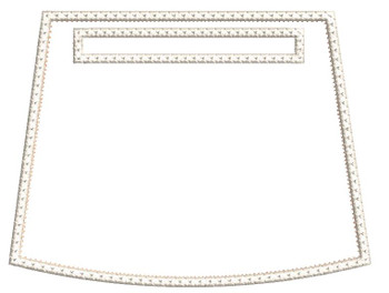 Blank Towel Topper - 2 - Embroidery Designs