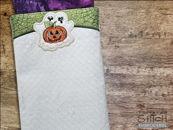 Halloween Banner Blank - Garden Flag   - Embroidery Designs