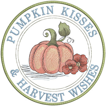 Pumpkin Spice Label - Embroidery Designs