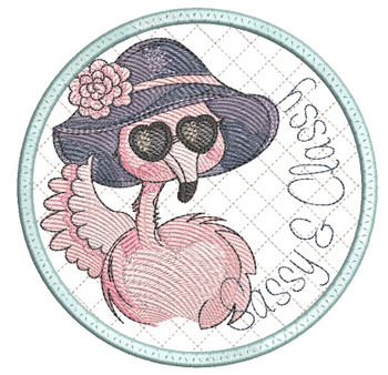 Sassy & Classy Coaster - Embroidery Designs