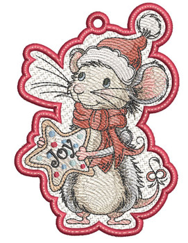 Joy Mouse - Free-Standing Lace - Machine Embroidery Designs