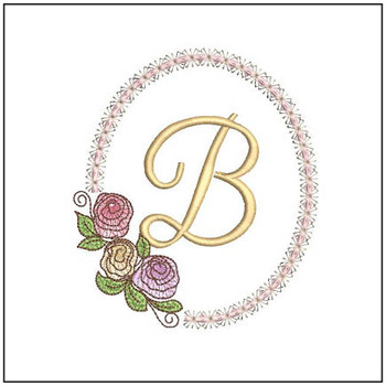 Rosabella Font ABCs - B - Embroidery Designs