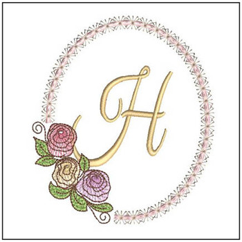 Rosabella Font ABCs - H - Embroidery Designs