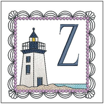 Lighthouse ABC's Applique - Z - Embroidery Designs
