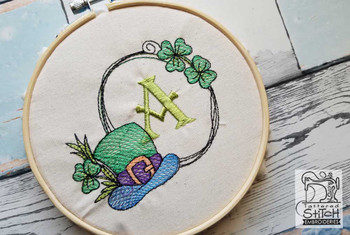 Shamrock ABCs - B - Embroidery Designs