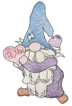 B Mine Gnome - Fits a 4x4" 5x7" and  6x10" Hoop - Machine Embroidery Designs