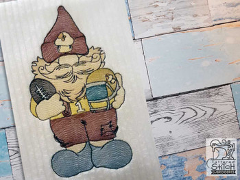 Football Gnome - Embroidery Designs & Patterns