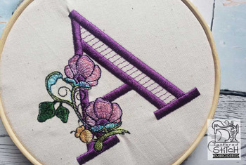 Jacobean ABCs - K - Embroidery Designs & Patterns
