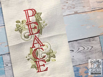 Peace with Mistletoe - Embroidery Designs & Patterns