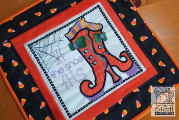 Witches Boot Applique - Embroidery Designs