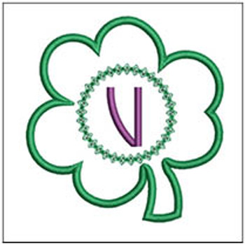 Clover Applique ABCs - V - Embroidery Designs & Patterns