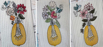Floral Lightbulb Bundle - Machine Embroidery Designs
