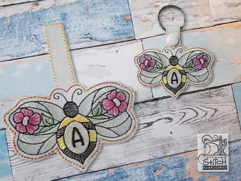 Bee Charm ABCs - A - Embroidery Designs & Patterns