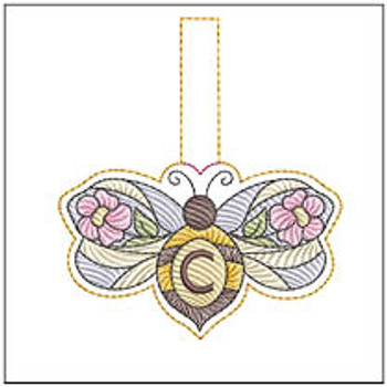 Bee Charm ABCs - C - Embroidery Designs & Patterns