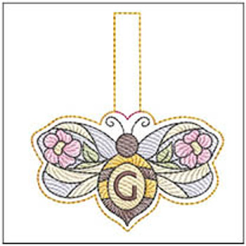 Bee Charm ABCs - G - Embroidery Designs & Patterns