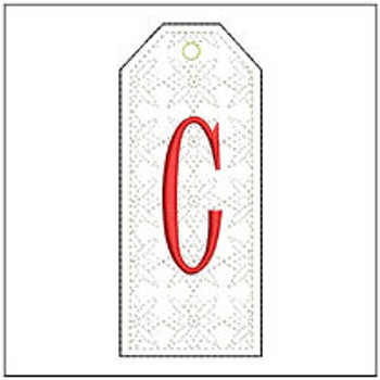 Gift Tag ABCs - C - Embroidery Designs & Patterns