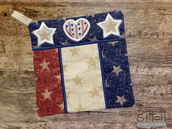 Patriotic Flag Bundle - Embroidery Designs