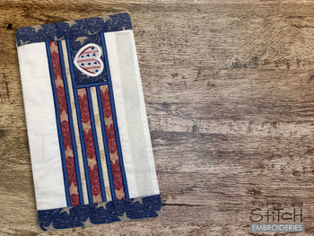 Flag Fridge Handle Wrap - Embroidery Designs