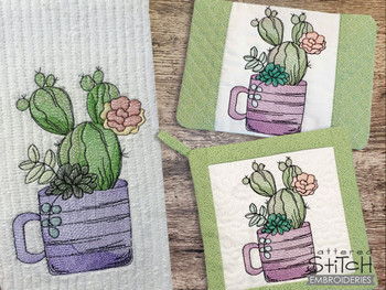 Succulents 2  - Embroidery Designs & Patterns