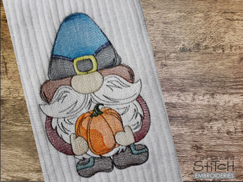 Pilgrim Gnome - Machine Embroidery Designs & Patterns