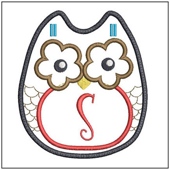 Owl Banner ABCs -S Fits a 5x7" Hoop Embroidery Designs