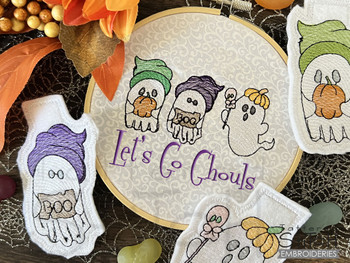 Let's Go Ghouls - Embroidery Designs