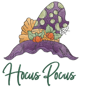 Hocus Pocus Hat - Embroidery Designs
