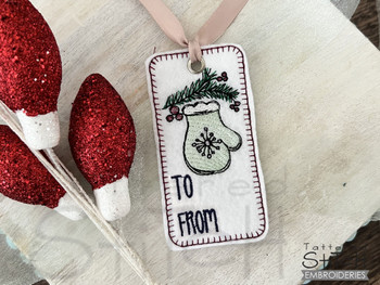 Holiday Gift Tags Bundle - Embroidery Designs & Patterns