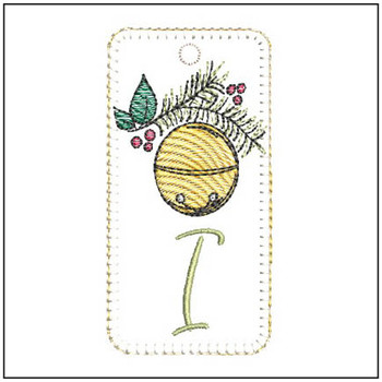 Jingle Bell ABCS Bookmark - I  Embroidery Designs & Patterns