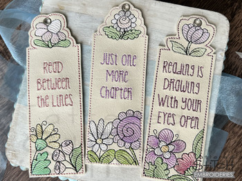 Reading Is Drawing...  Bookmark - Embroidery Designs
