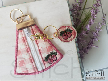 Cherry Charm- Fits a 4x4" Hoop, Machine Embroidery Pattern, 