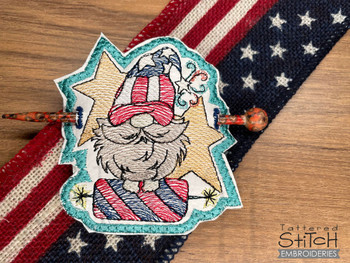 Gnome Hair Bun Bling - Embroidery Designs