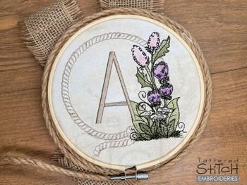 Lasso ABCs -P - Fits a 5x7" Hoop, Machine Embroidery Pattern