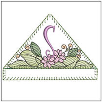 Daisy Corner Bookmark -S- Fits a 4x4" Hoop, Machine Embroidery Pattern,