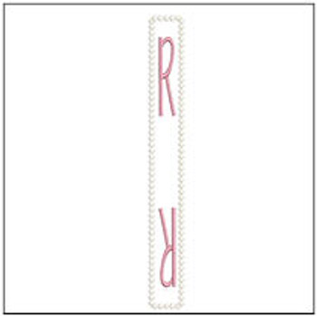 Wrist Lanyard ABCs - R - Fits a 6x10" Hoop - Machine Embroidery Designs